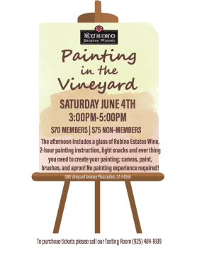 Painting in the vineyard flyer 3