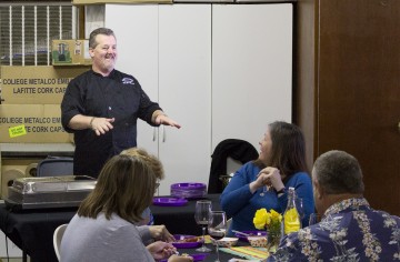 Chef Jim making new fans