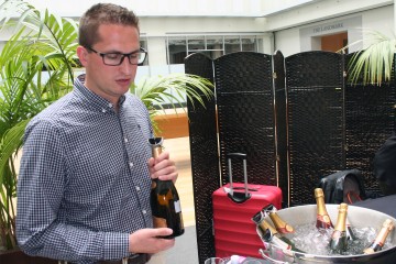 The latest generation of champagne makers of L'Hoste