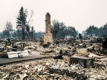 Napa fire devastation