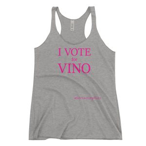I vote for vino Women's Racerback Tank