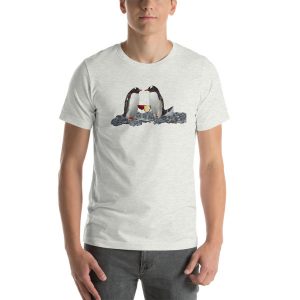 Penguins and Wine Short-Sleeve Unisex T-Shirt