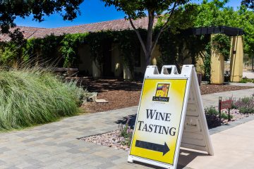 las positas vineyard signage