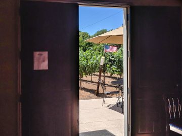 cuda ridge wines doorway