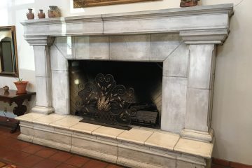 posada de san juan fireplace