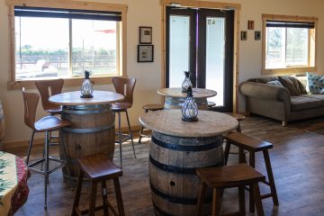 Leisure Street Barrel Tables