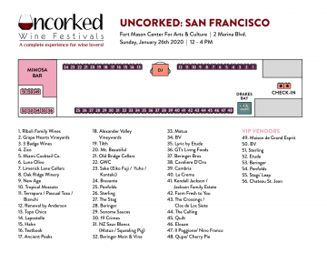 Uncorked vendor map