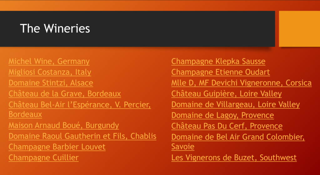 Virtual Europe Wineries