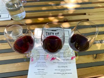 Taft Street Winery Wine Glasses