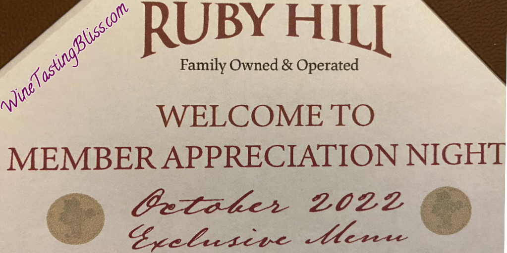 Ruby Hill Winery Salutes Their Members